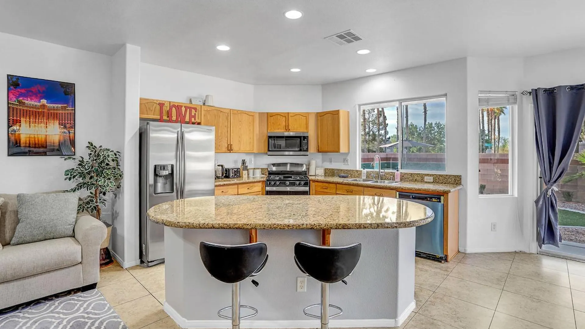Stylish King With Optional Bunk Or Work Desk W/Tv Villa Las Vegas 0*,