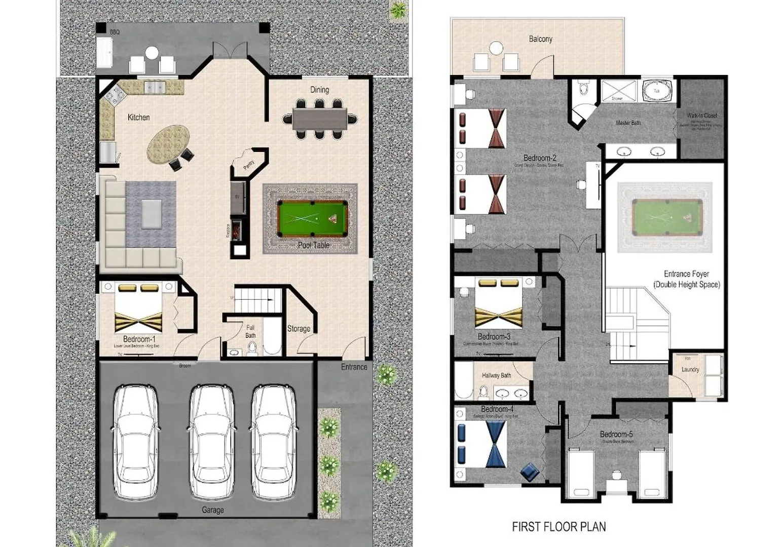 Willa Stylish King With Optional Bunk Or Work Desk W/Tv Las Vegas
